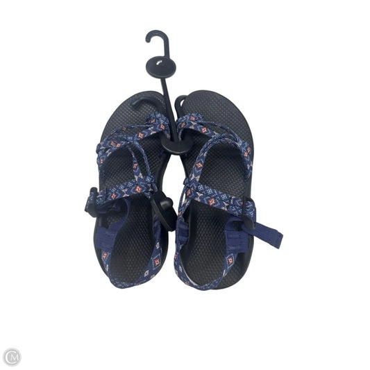 Sandals Flats By Chacos In Black & Blue, Size: 9
