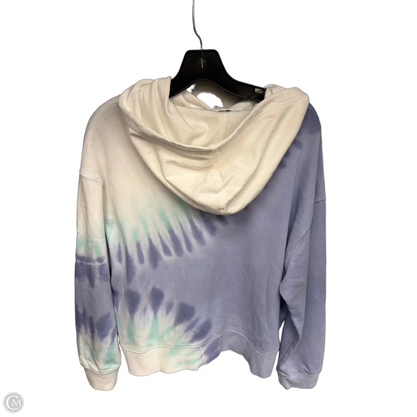Sweatshirt Hoodie By Wildfox In Purple & White, Size: M