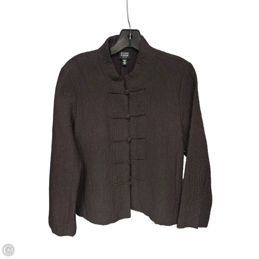 Jacket Other By Eileen Fisher In Brown, Size: Mp