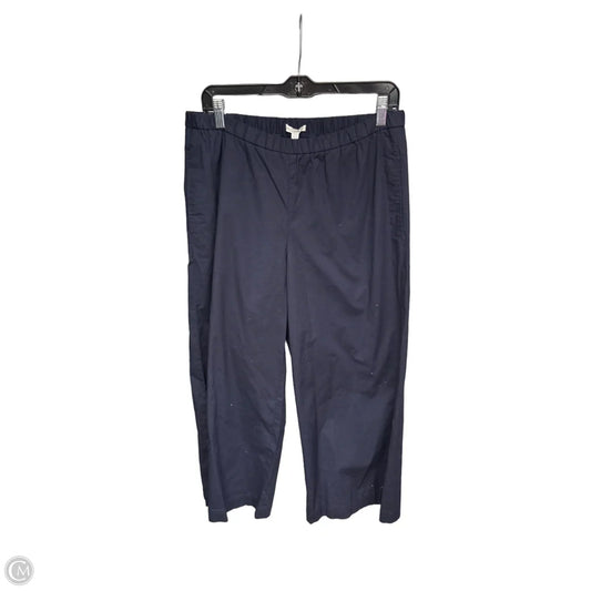 Pants Cropped By Eileen Fisher In Navy, Size: M