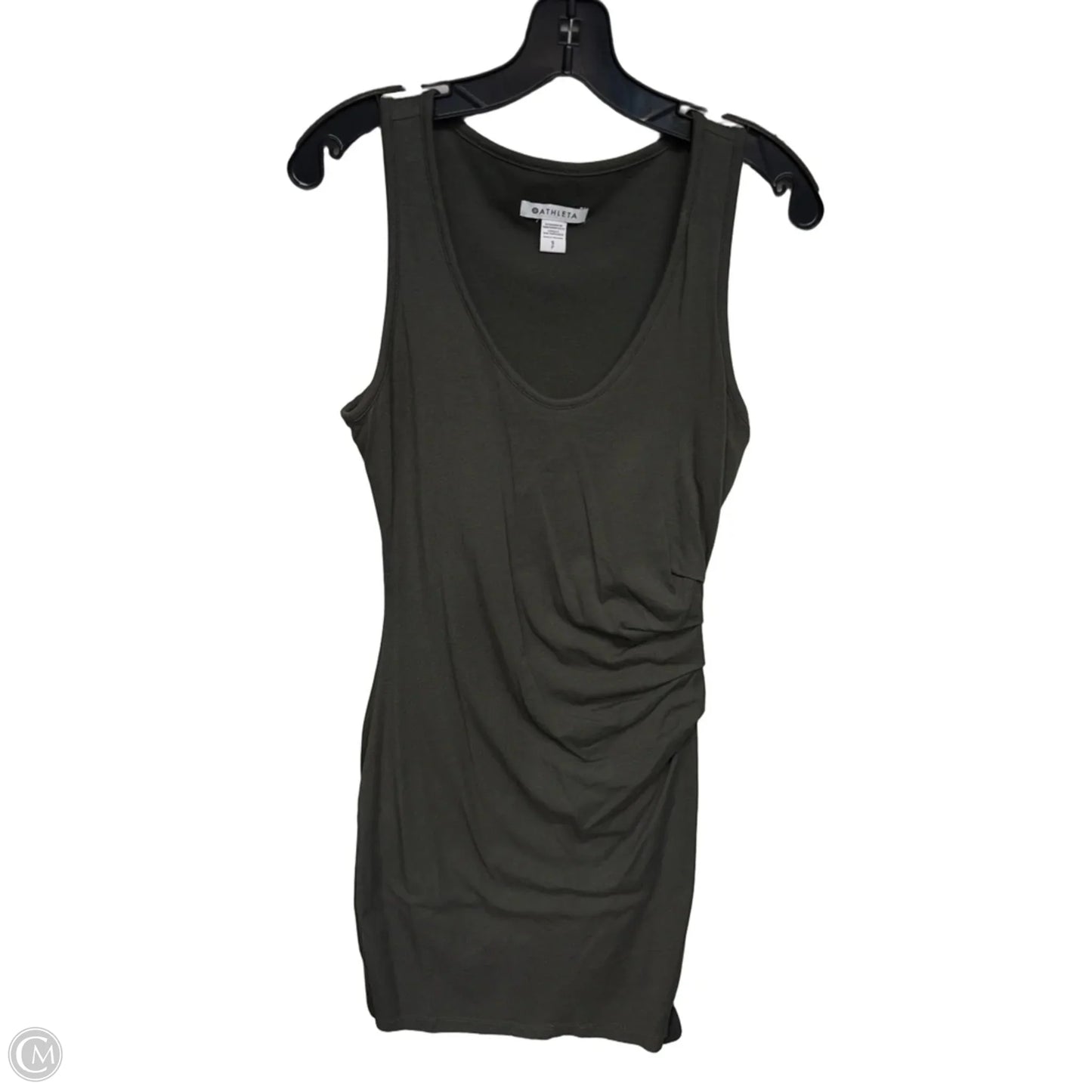 Dress Casual Midi By Athleta In Grey, Size: S