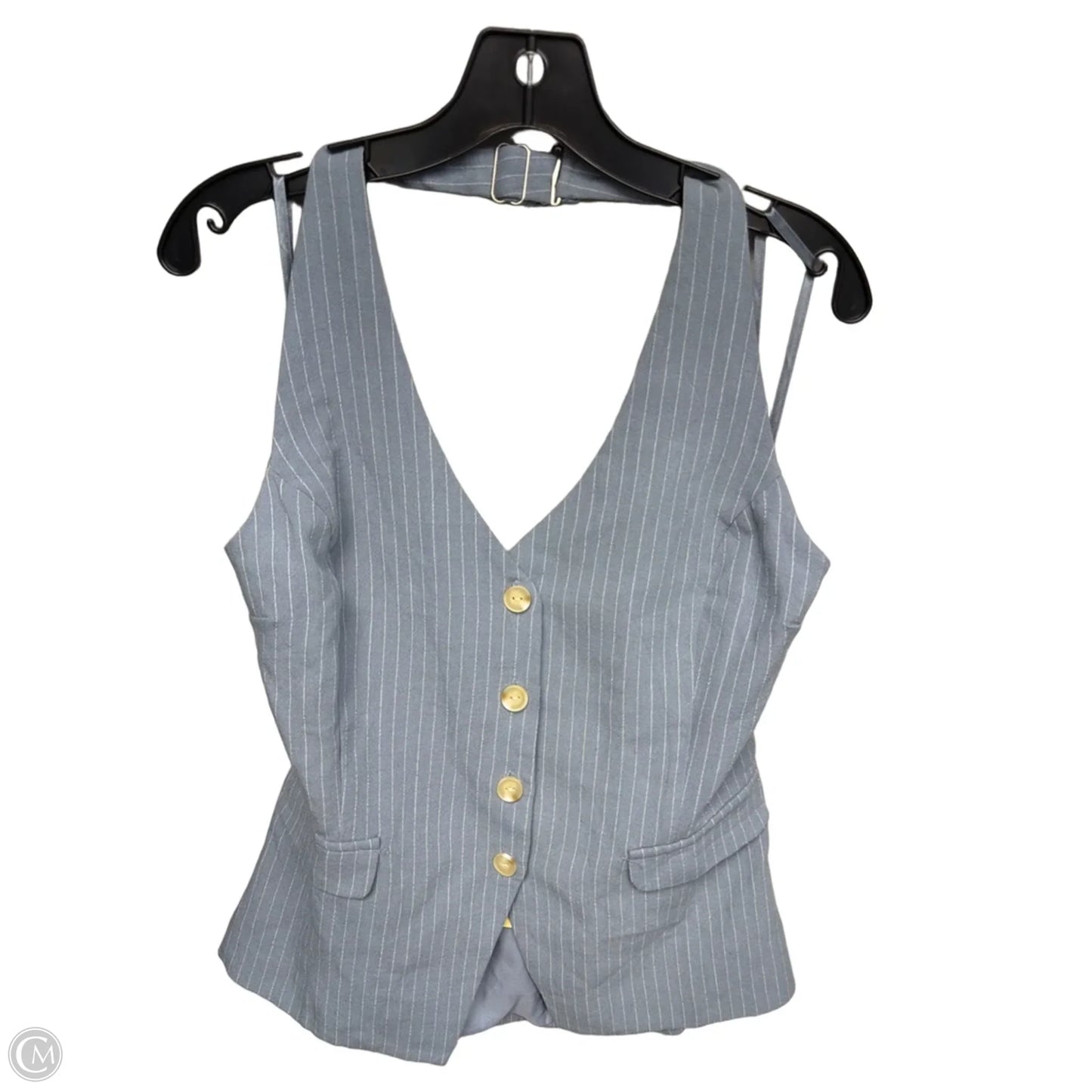 Top Sleeveless By Monteau In Blue, Size: Xl