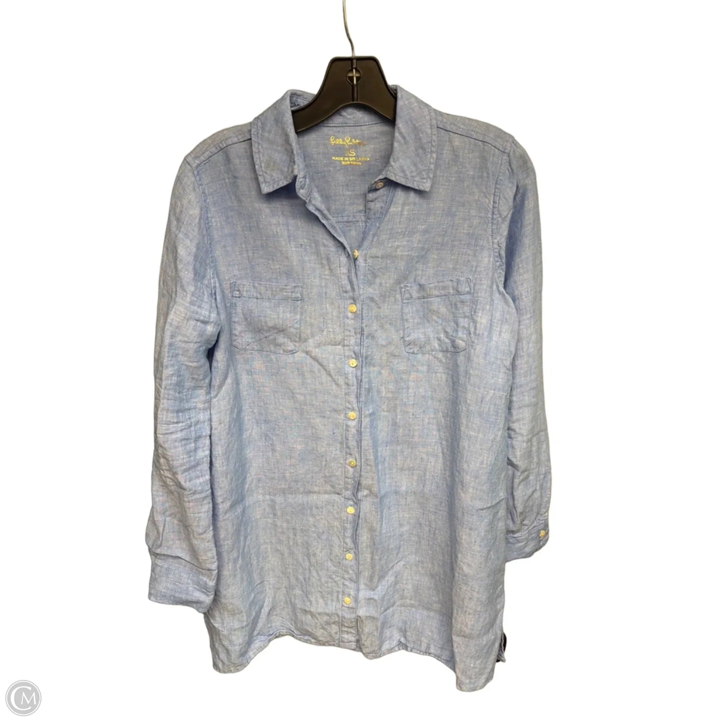 Tunic Long Sleeve By Lilly Pulitzer In Blue, Size: Xs