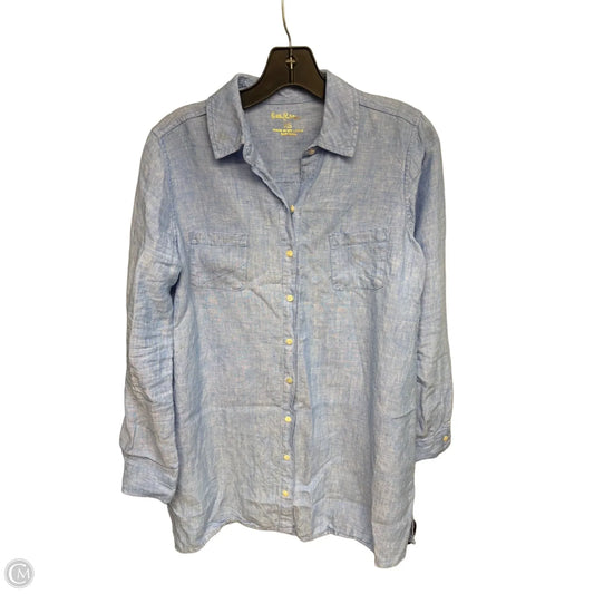 Tunic Long Sleeve By Lilly Pulitzer In Blue, Size: Xs