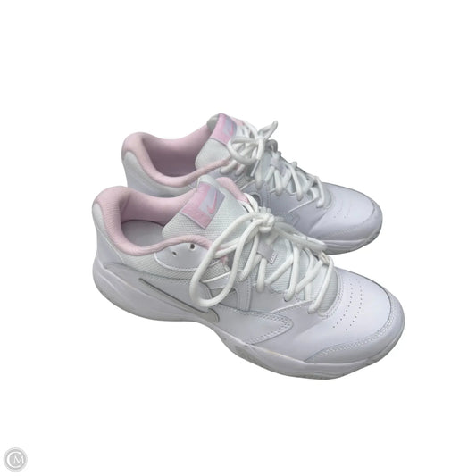 Shoes Athletic By Nike In Pink & White, Size: 9.5