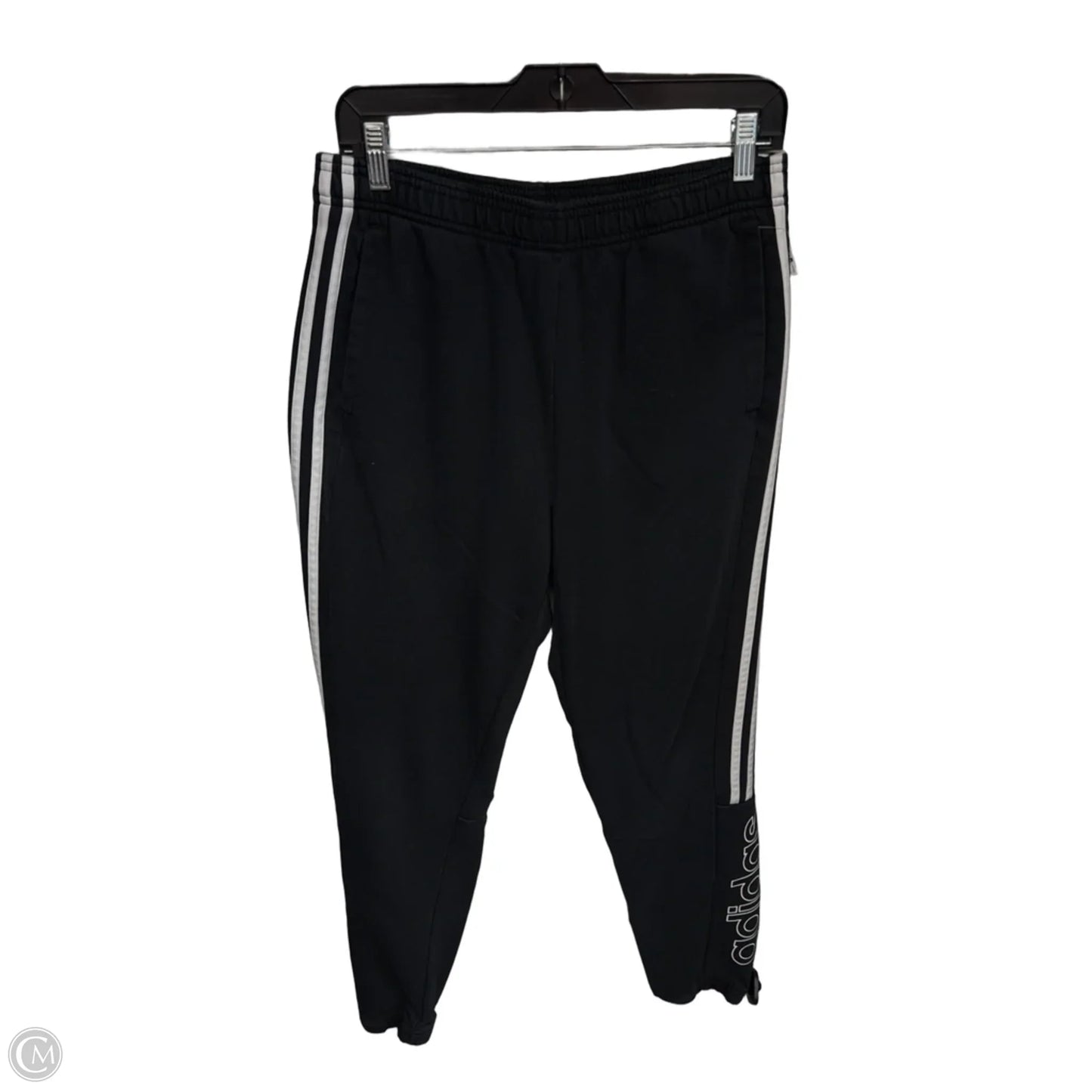 Athletic Pants By Adidas In Black, Size: L