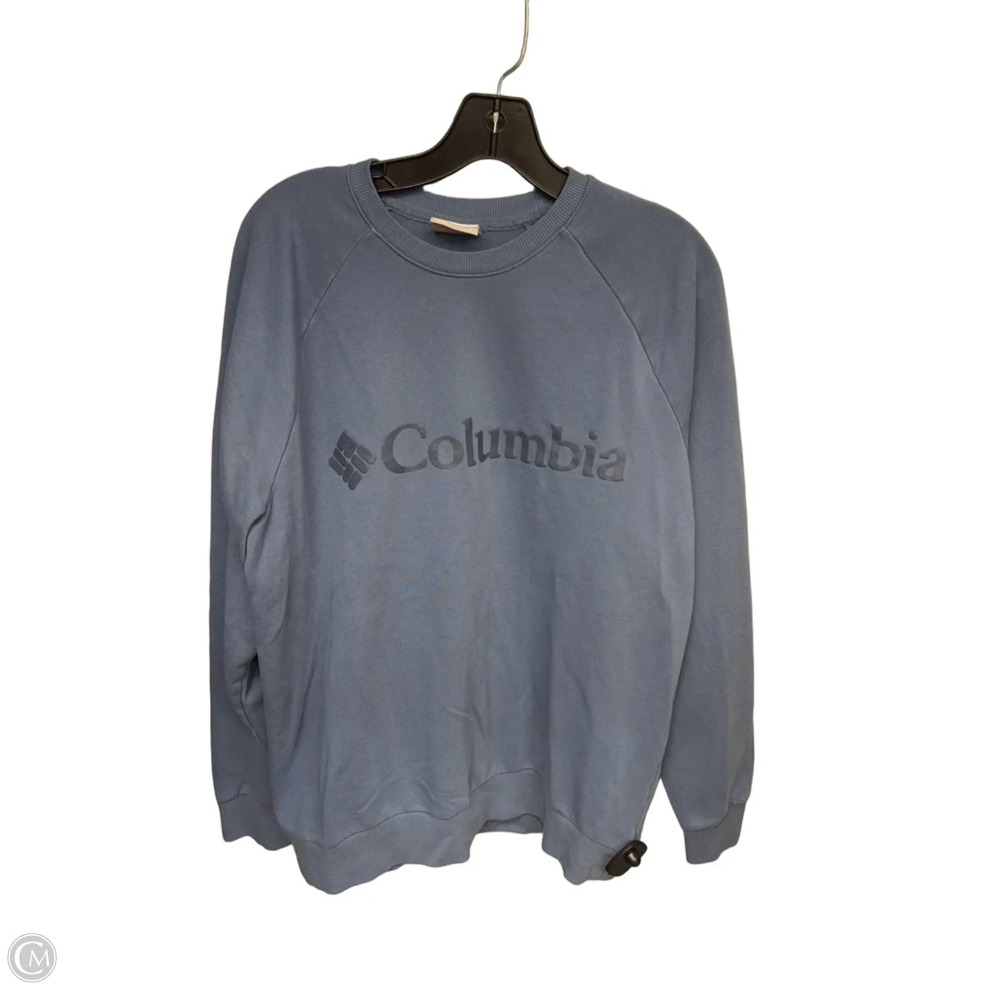 Athletic Sweatshirt Crewneck By Columbia In Blue, Size: L