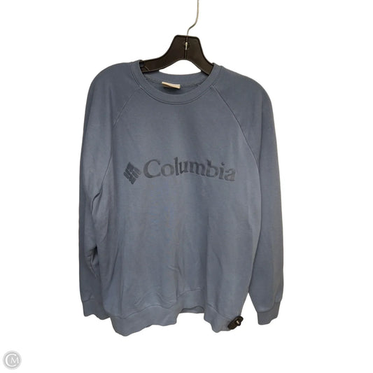 Athletic Sweatshirt Crewneck By Columbia In Blue, Size: L