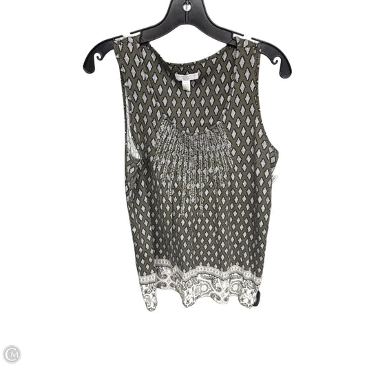 Top Sleeveless By Charter Club In Green, Size: Mp