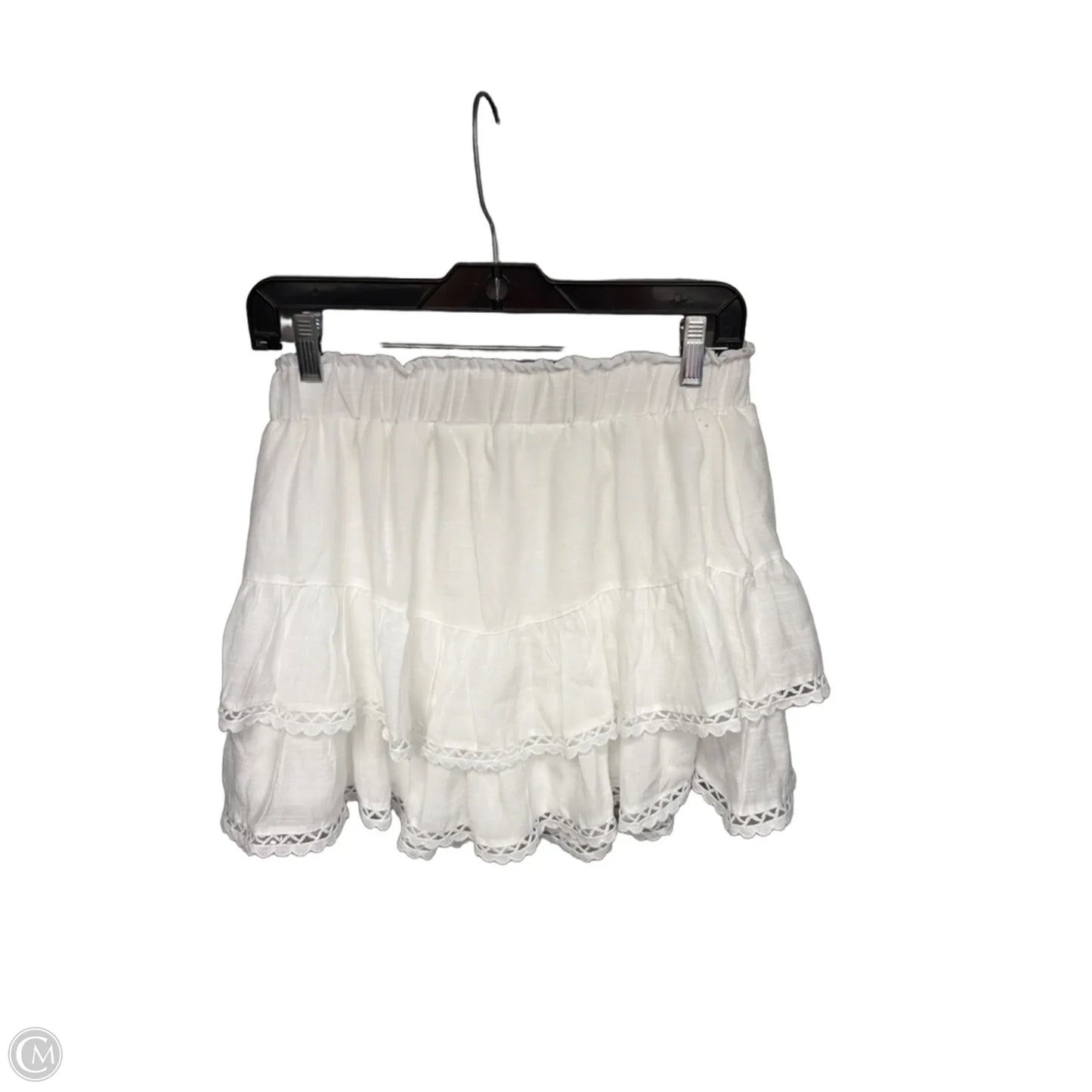 Skort By Clothes Mentor In White, Size: M