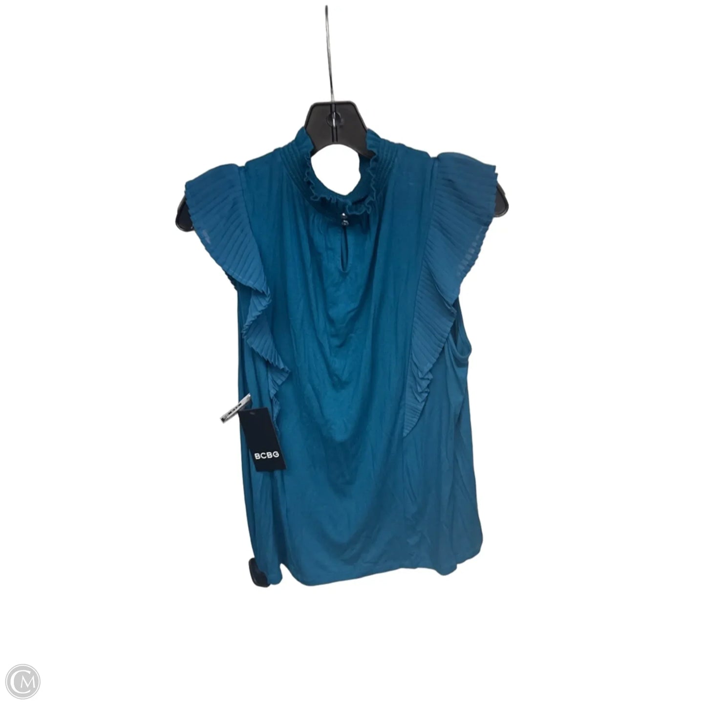 Top Sleeveless By Bcbg In Blue, Size: Xl
