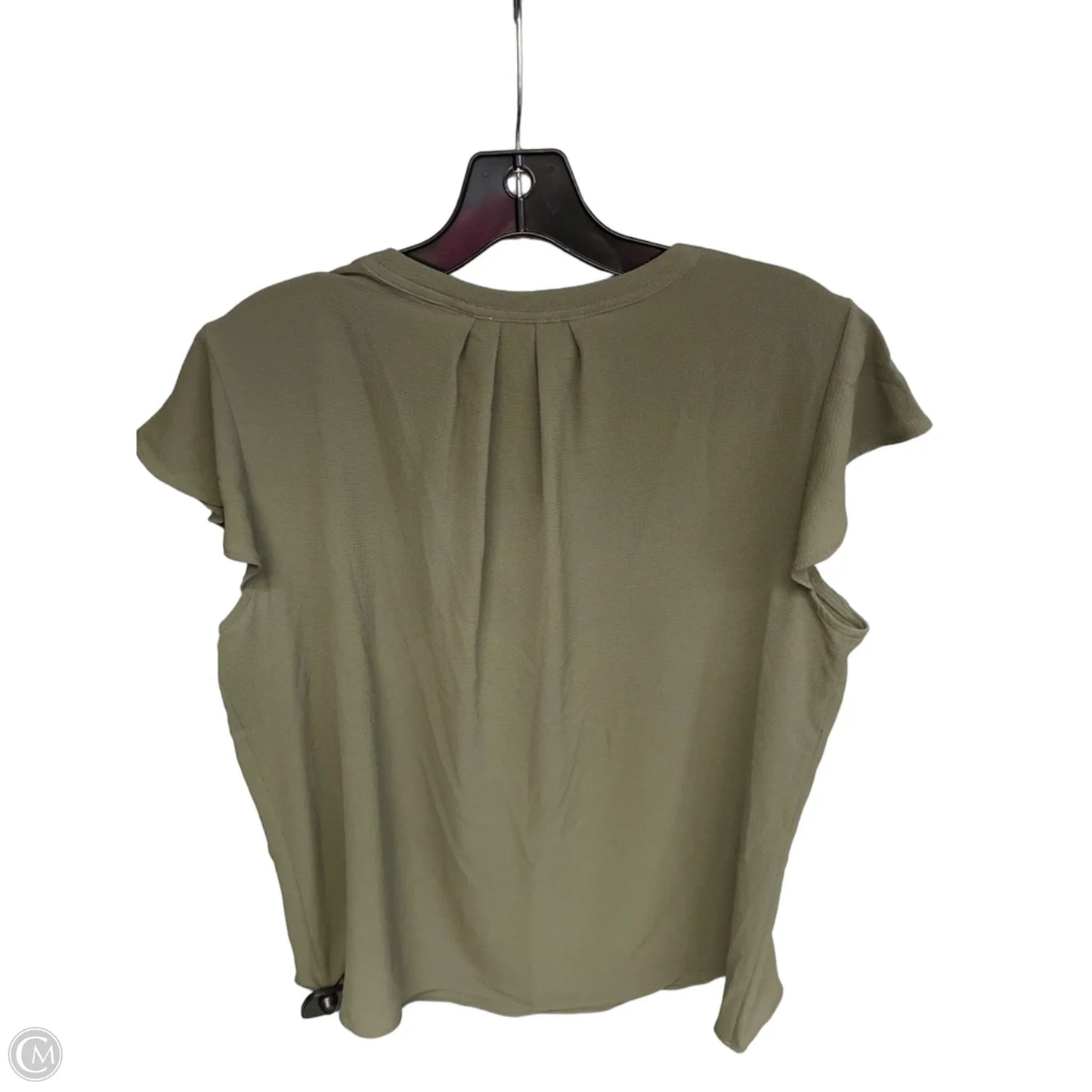 Top Sleeveless By Calvin Klein In Green, Size: L
