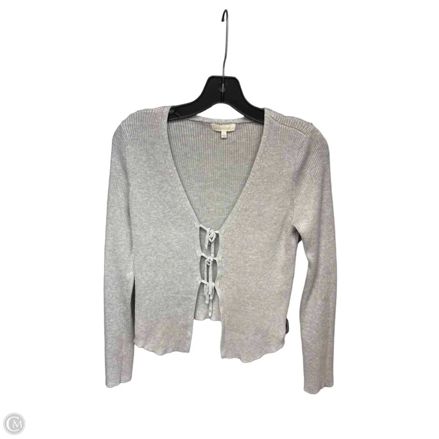 Cardigan By Ultra Flirt In Grey, Size: L