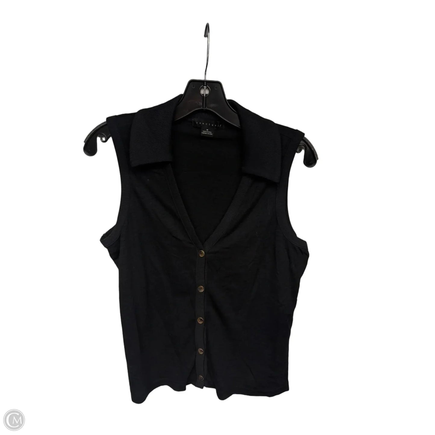 Top Sleeveless By Sanctuary In Black, Size: M