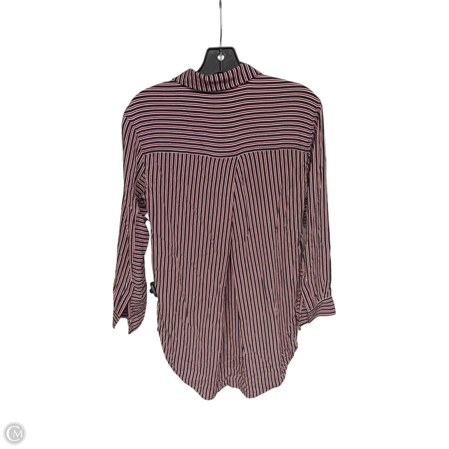 Top Long Sleeve By Maeve In Blue & Red, Size: Xs