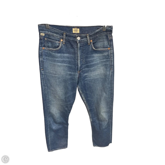 Jeans Straight By Citizens Of Humanity In Blue Denim, Size: 26