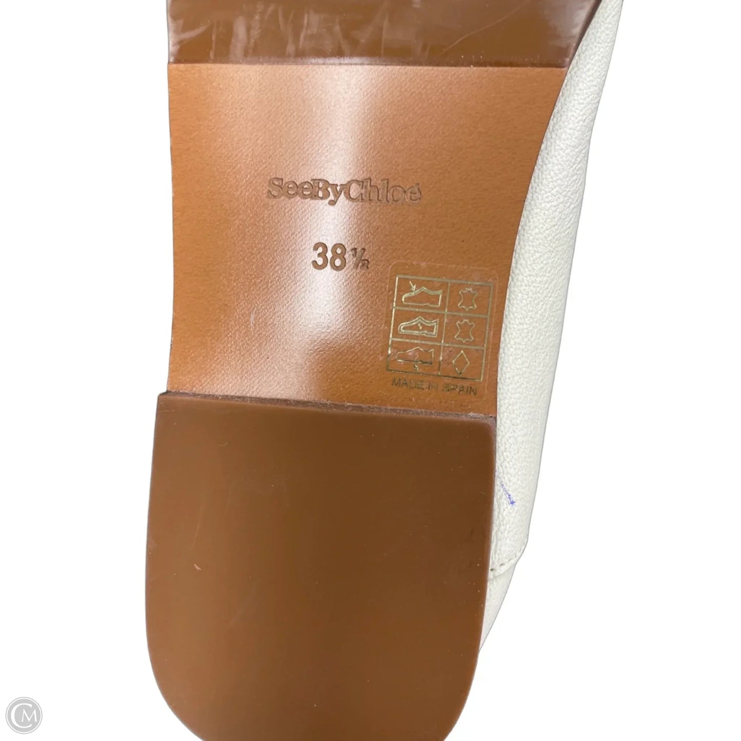 Shoes Designer By See By Chloe In Cream, Size: 8.5