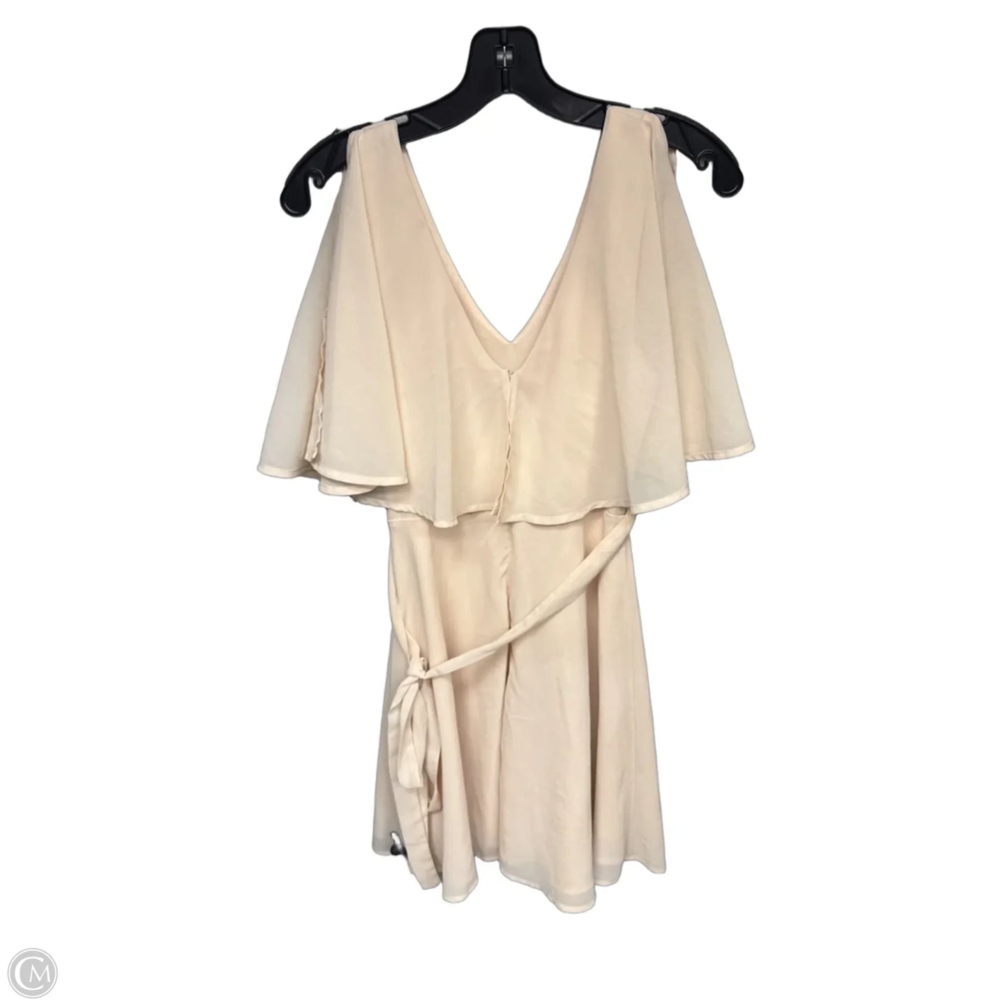 Dress Casual Short By Lulus In Cream, Size: S