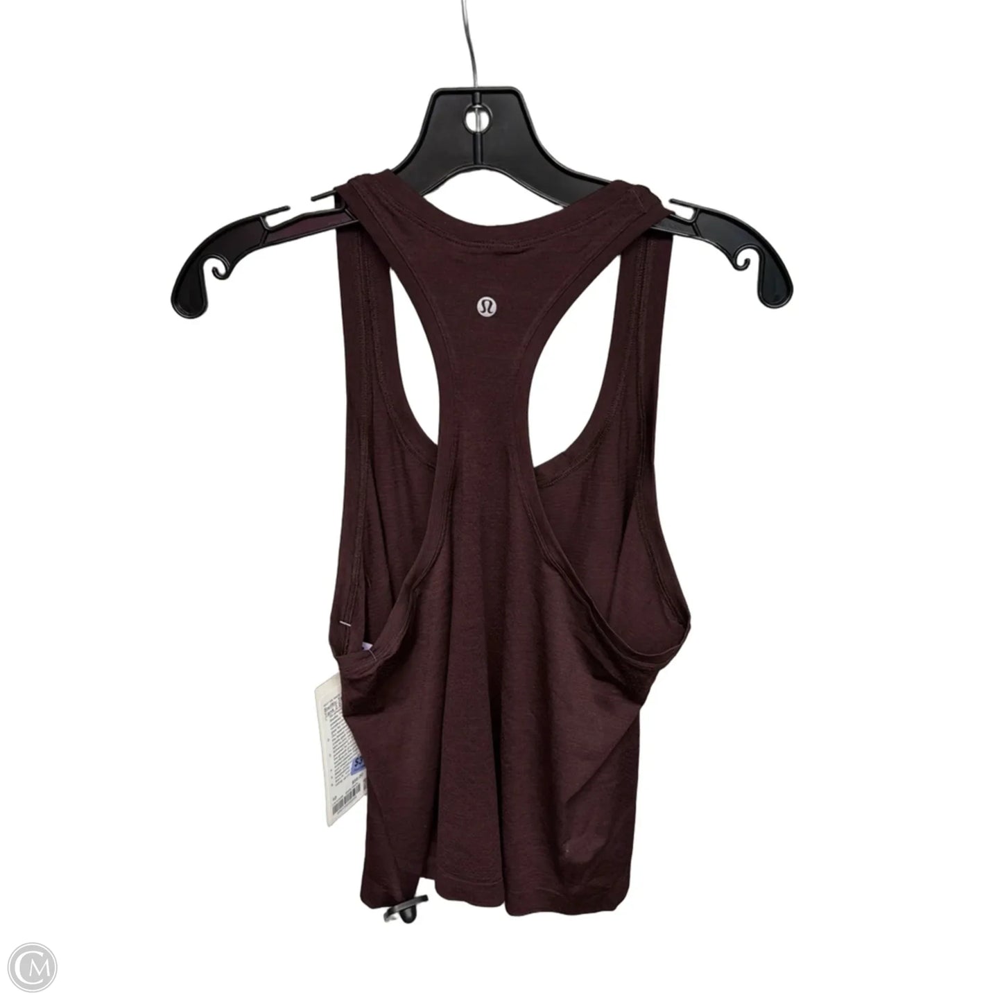 Athletic Tank Top By Lululemon In Maroon, Size: 10