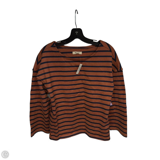 Top Long Sleeve By Madewell In Orange, Size: M
