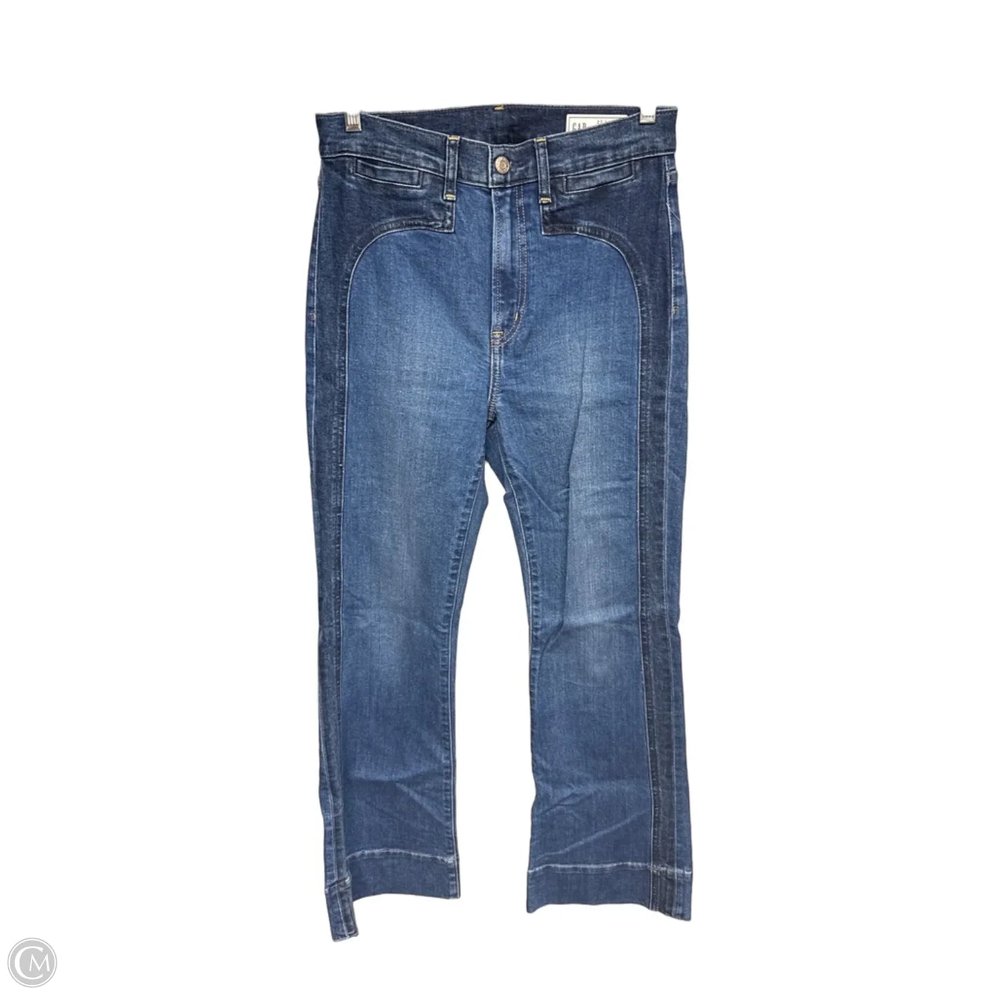 Jeans Flared By Gap In Blue Denim, Size: 4