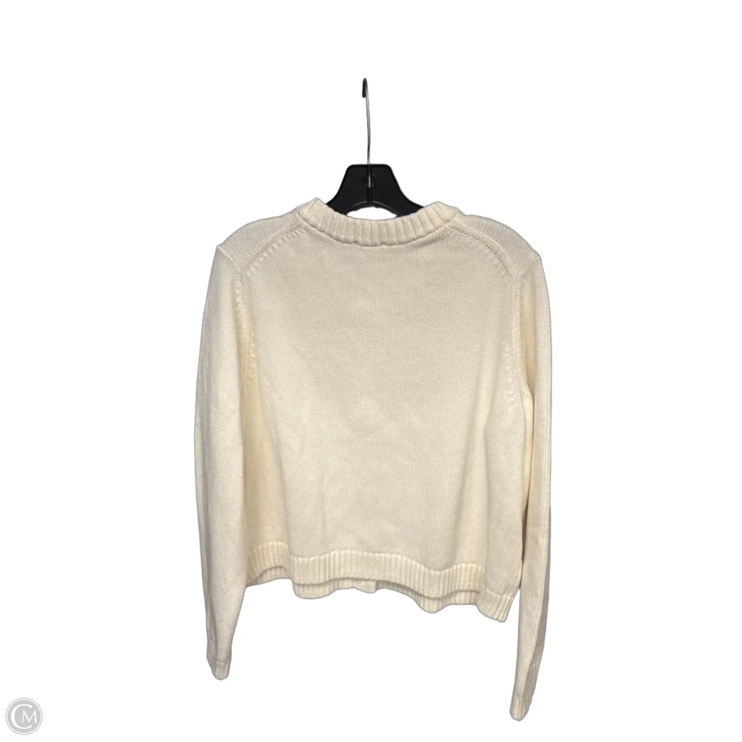 Cardigan By Gap In Cream, Size: Xl