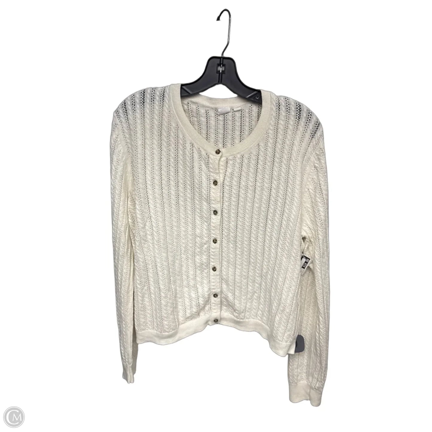 Cardigan By Gap In Cream, Size: Xl