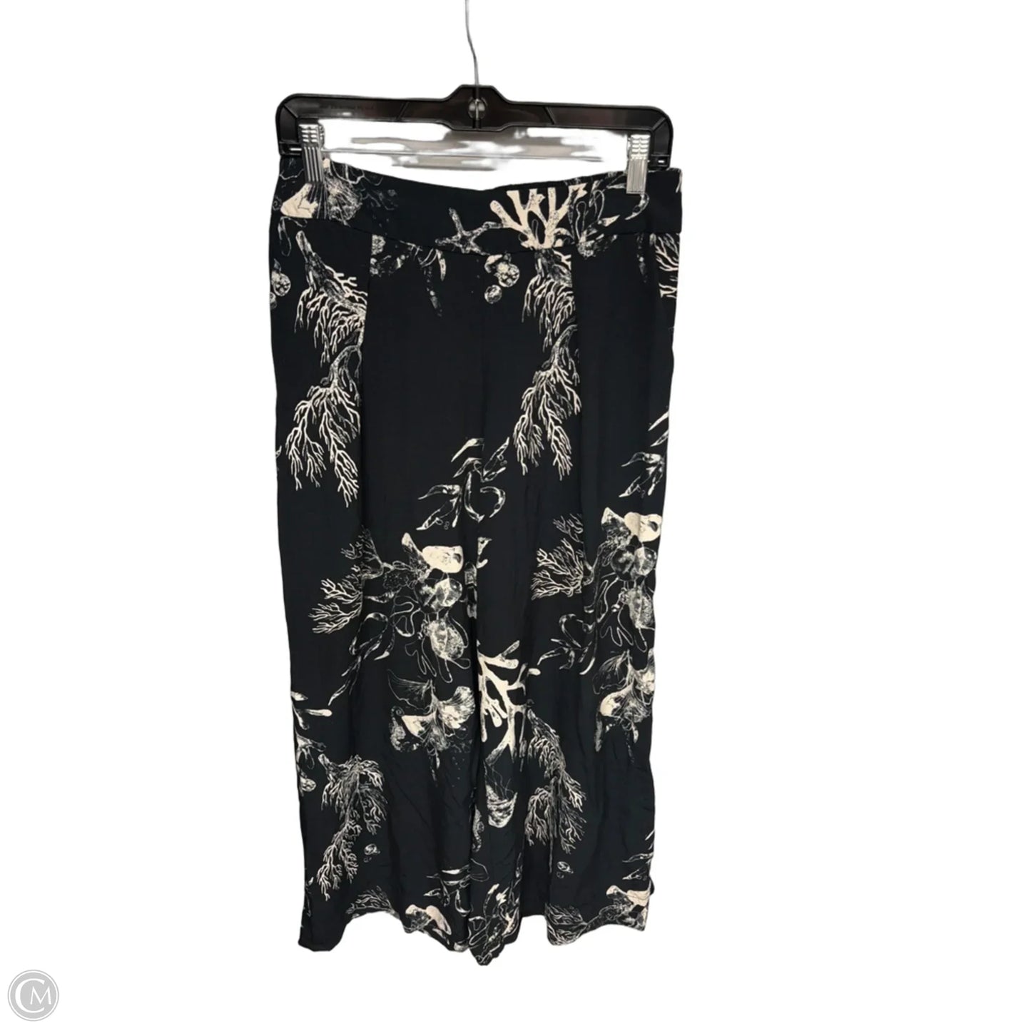 Pants Wide Leg By A New Day In Black & Cream, Size: M