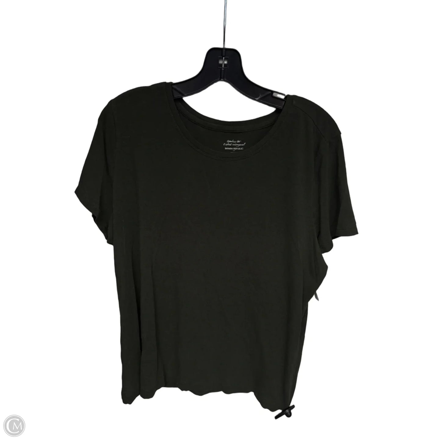 Top Short Sleeve Basic By Banana Republic In Green, Size: Xl