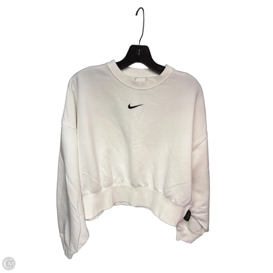 Athletic Sweatshirt Crewneck By Nike Apparel In White, Size: Xs