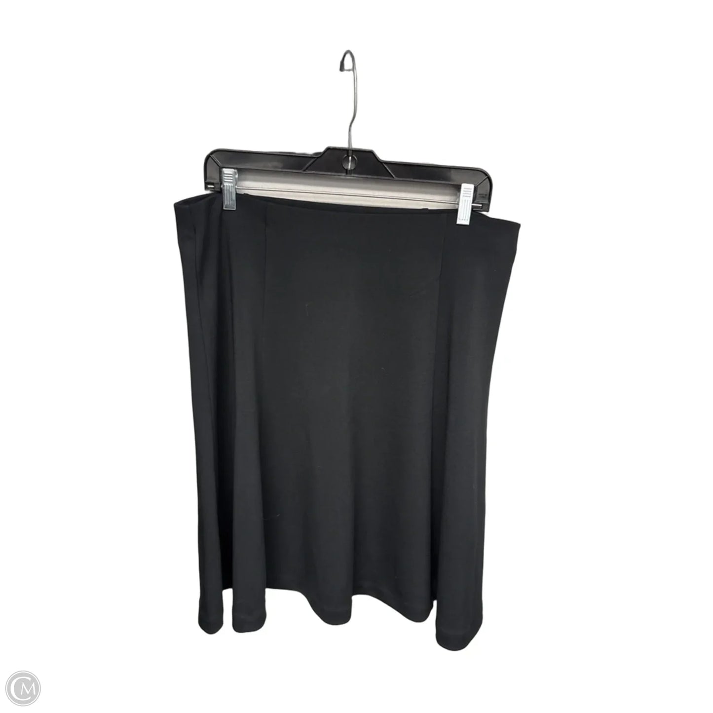 Skirt Midi By Alfani In Black, Size: L
