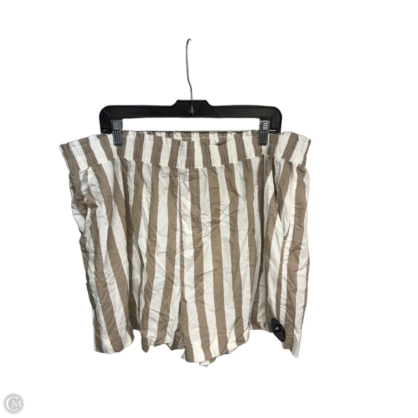 Shorts By Aerie In Cream & White, Size: Xxl