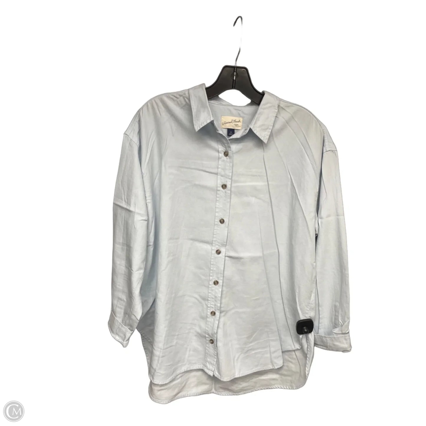 Top Long Sleeve By Universal Thread In Blue, Size: M