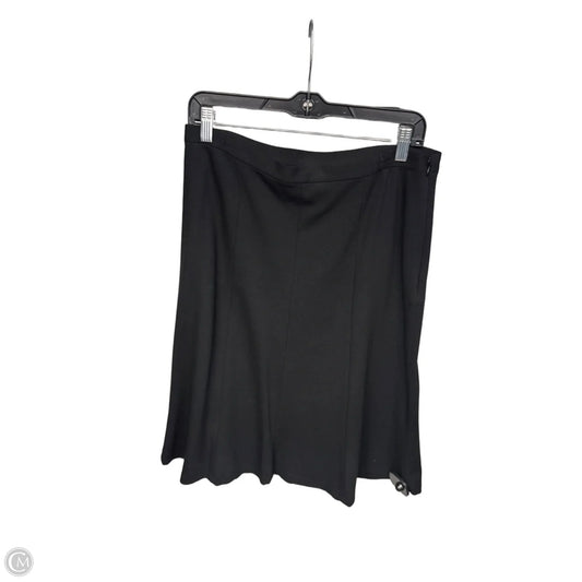 Skirt Midi By Talbots In Black, Size: 8