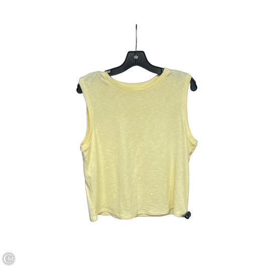 Top Sleeveless By Marled In Yellow, Size: L