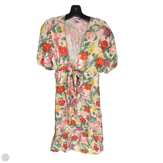 Dress Casual Maxi By Old Navy In Pink & Yellow, Size: L