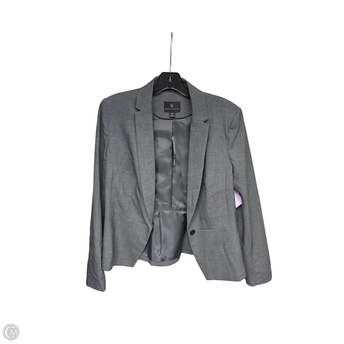 Blazer By Worthington In Grey, Size: 10