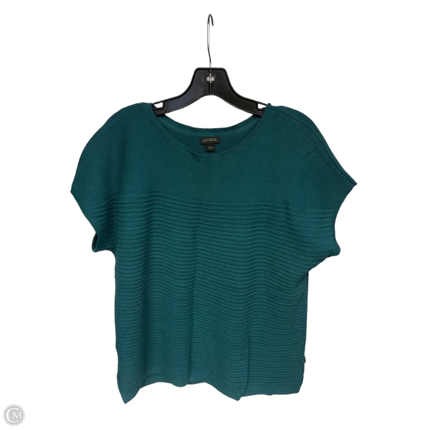 Sweater Short Sleeve By J. Crew In Teal, Size: M