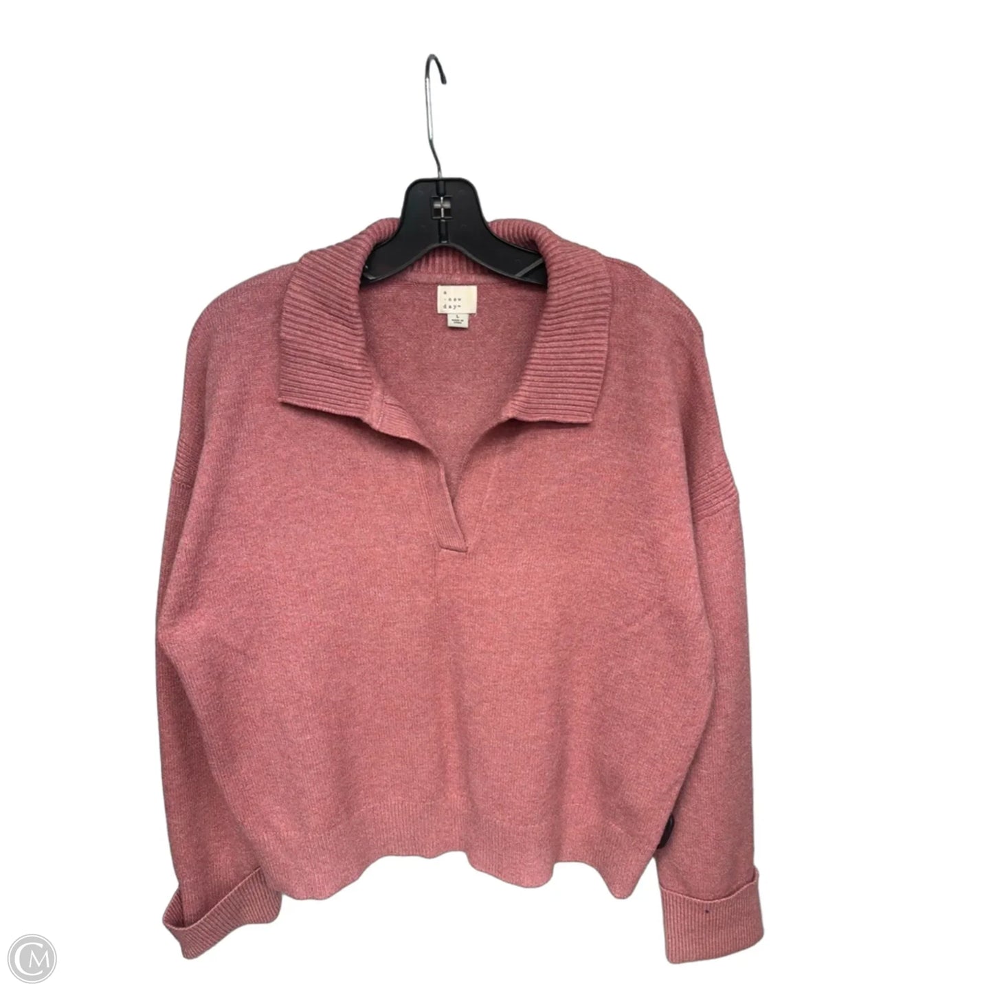 Sweater By A New Day In Pink, Size: L
