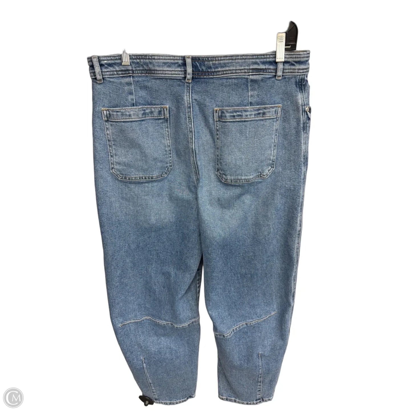 Jeans Cropped By Loft In Blue Denim, Size: 10