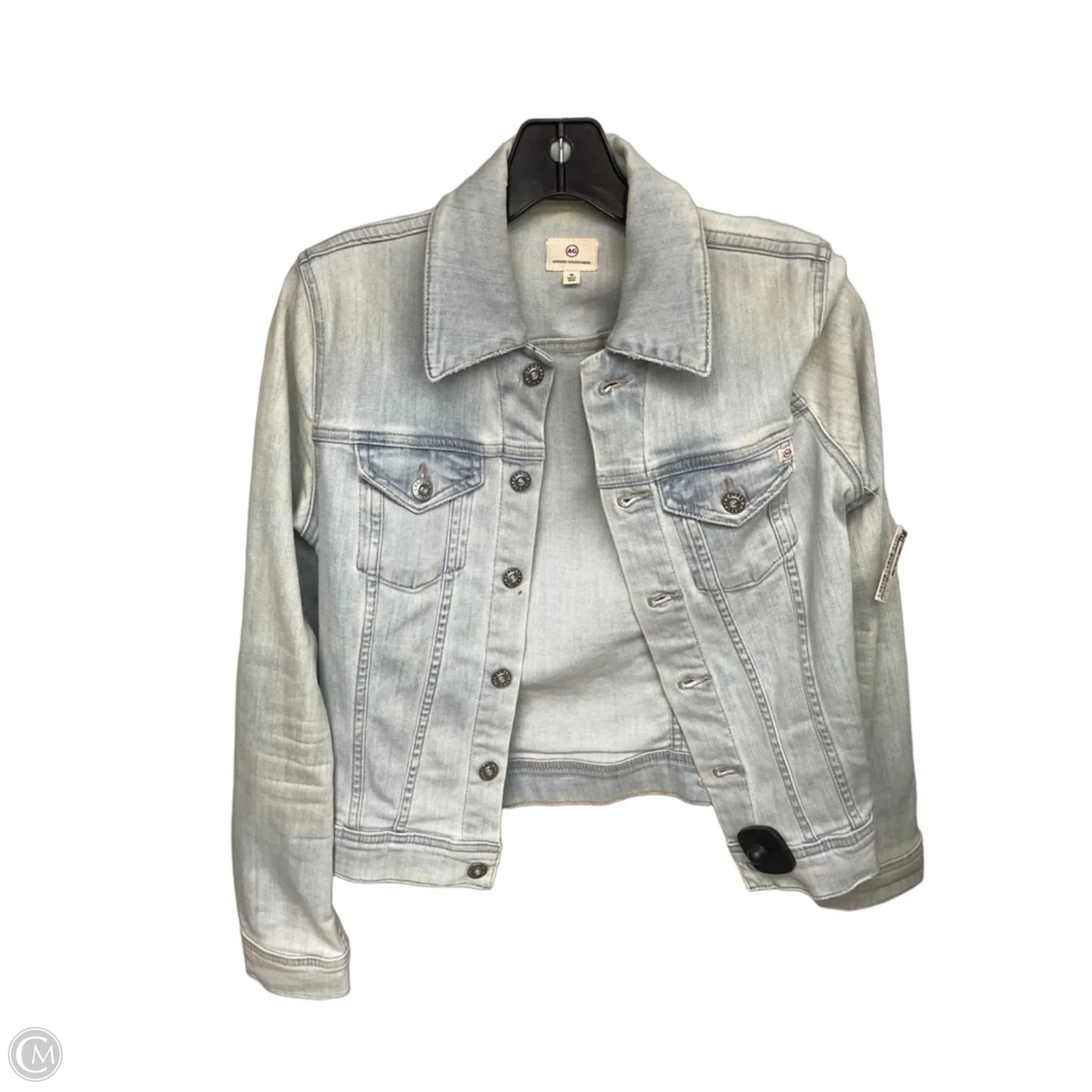 Jacket Denim By Adriano Goldschmied In Blue Denim, Size: M