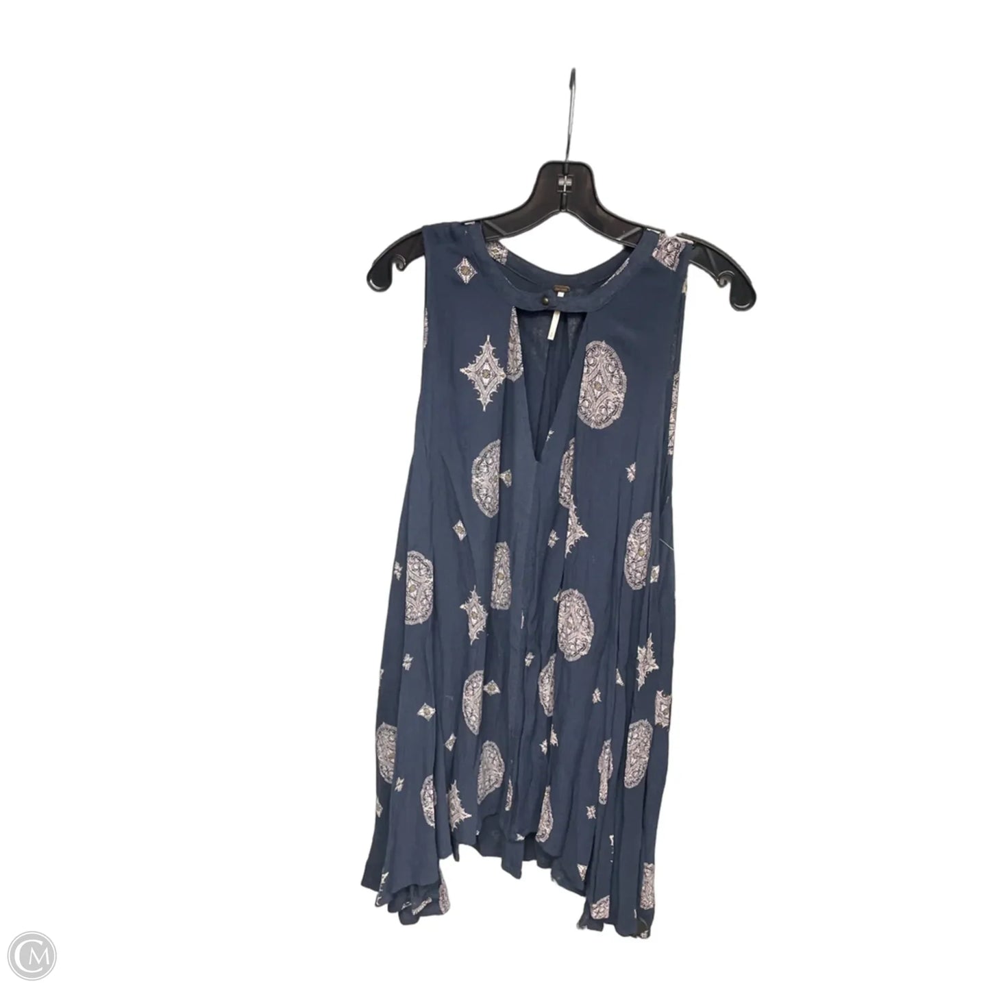 Tunic Sleeveless By Free People In Blue, Size: S