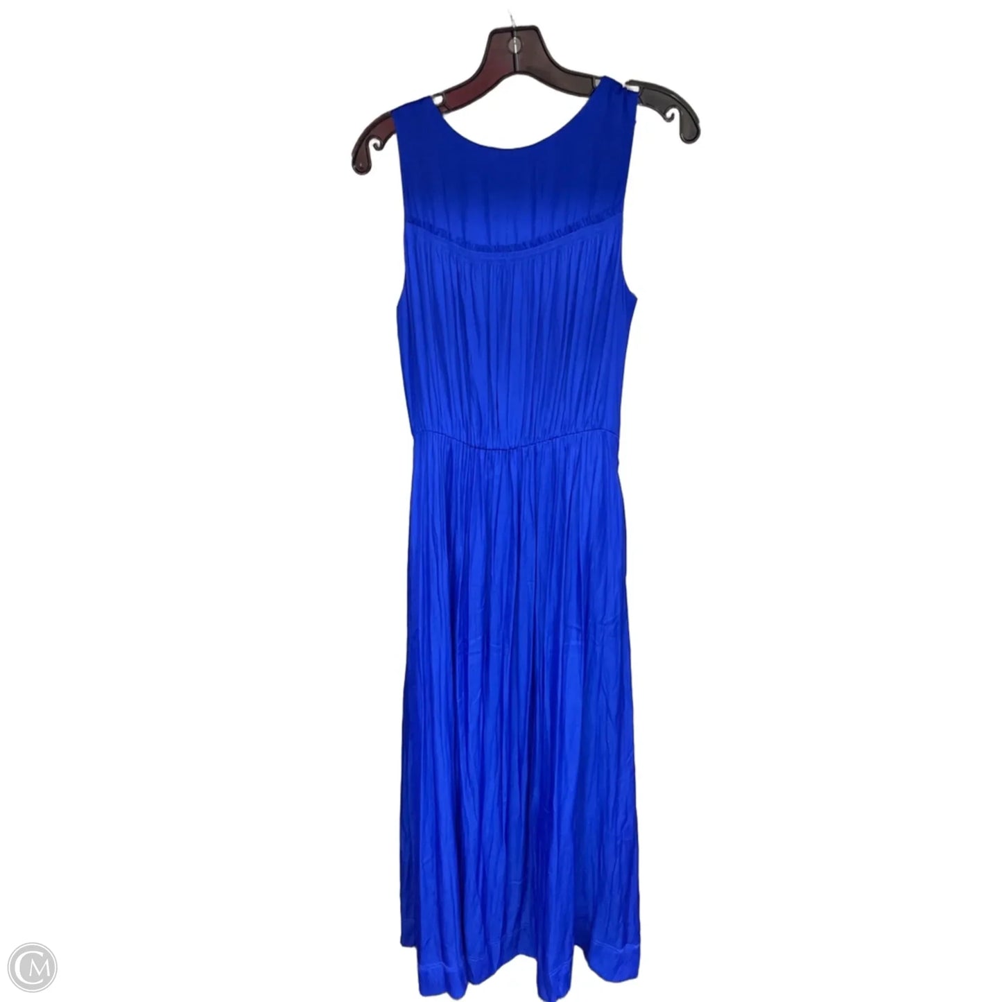 Dress Casual Maxi By Banana Republic In Blue, Size: 4