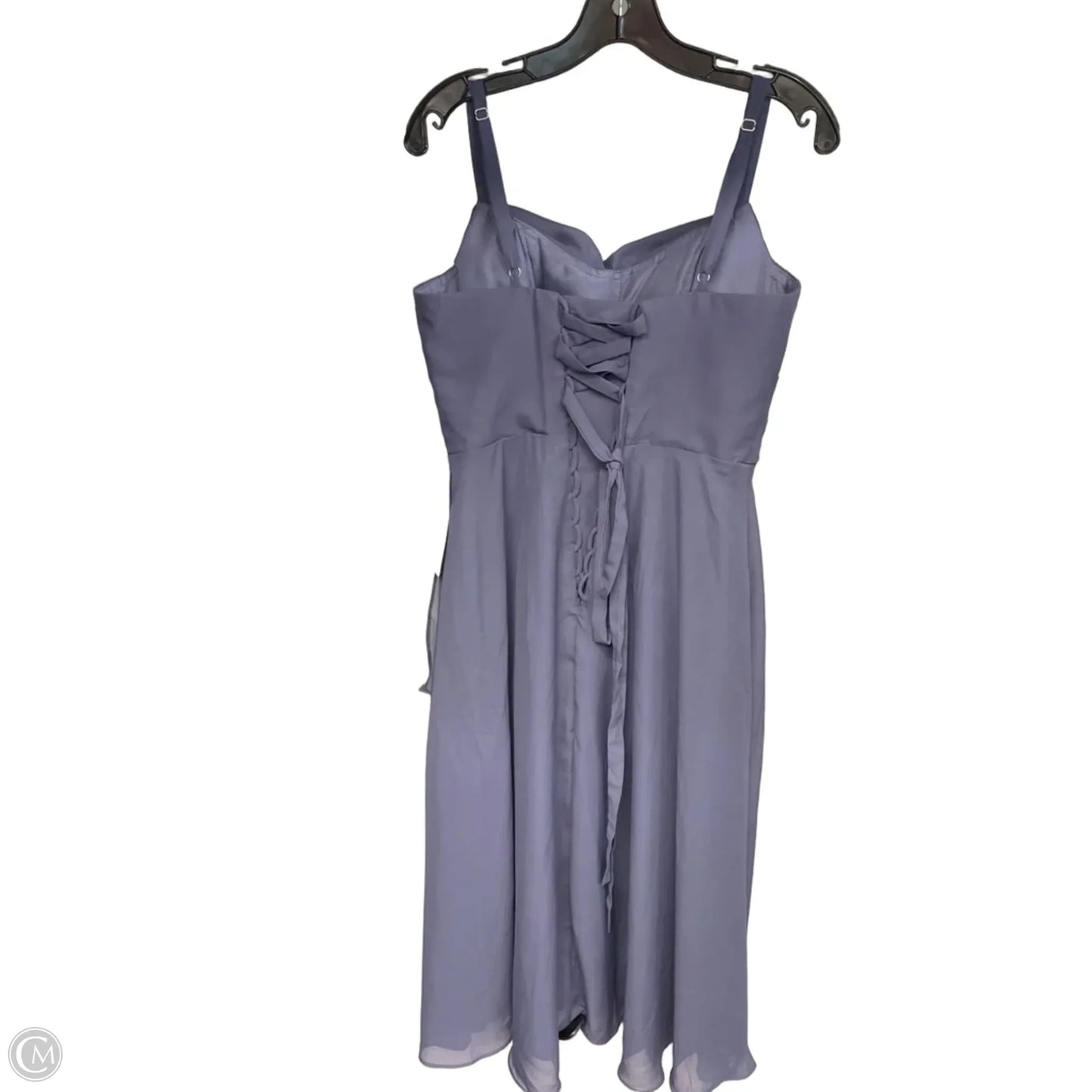 Dress Party Midi By Clothes Mentor In Blue, Size: 8