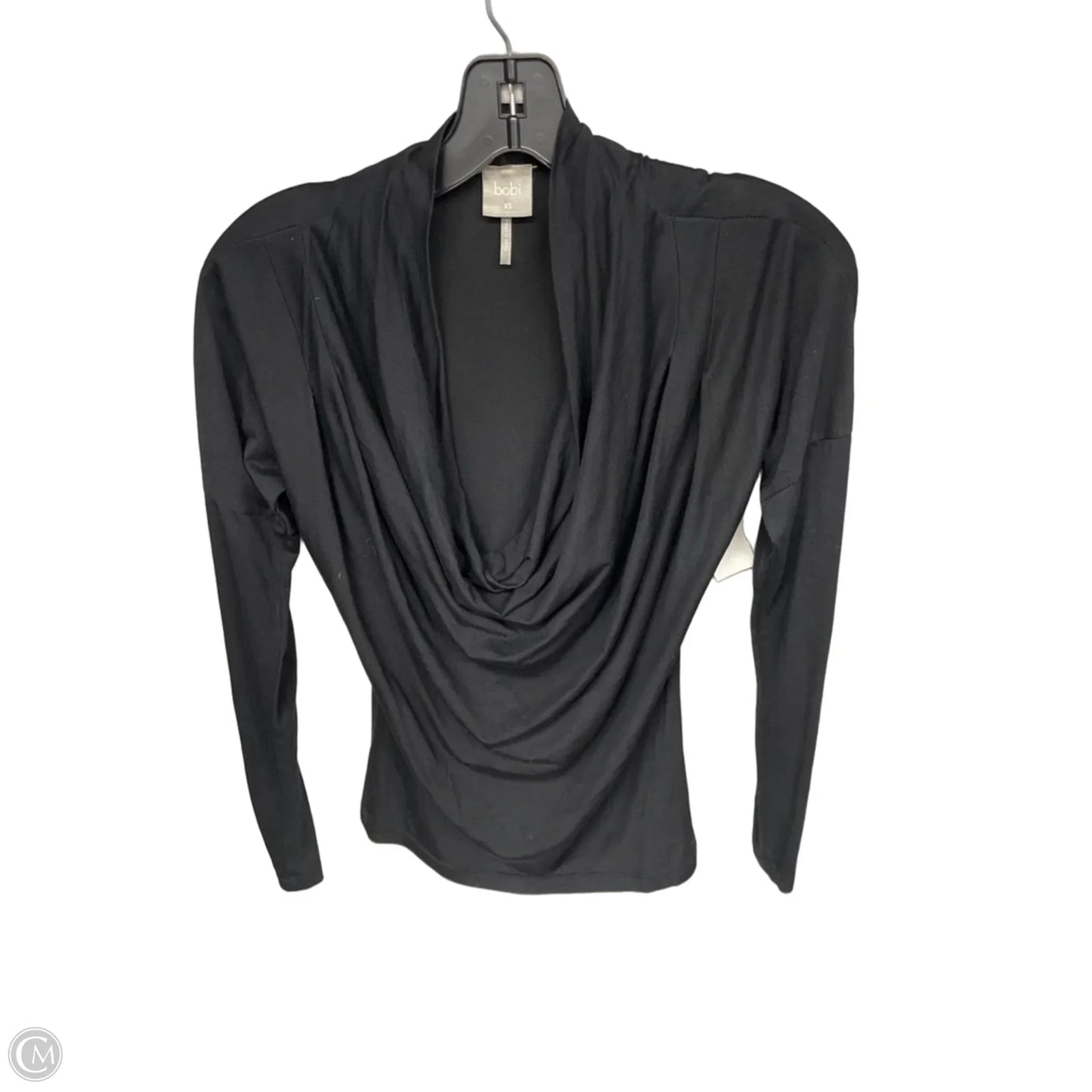 Top Long Sleeve Basic By Bobi In Black, Size: Xs