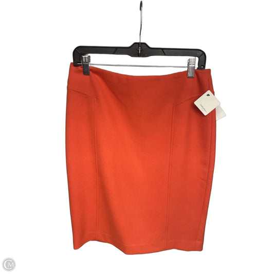 Skirt Midi By Halogen In Orange, Size: 8