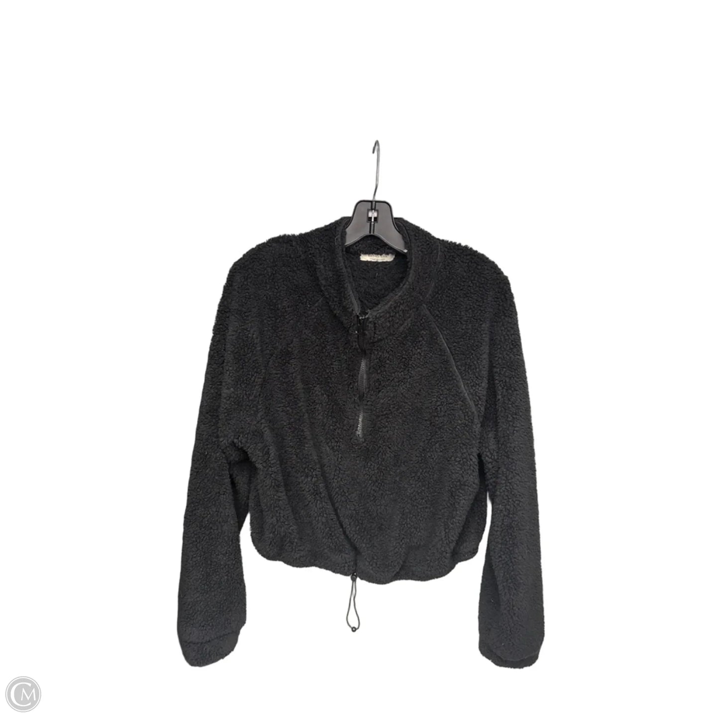 Jacket Fleece By Active Usa In Black, Size: L