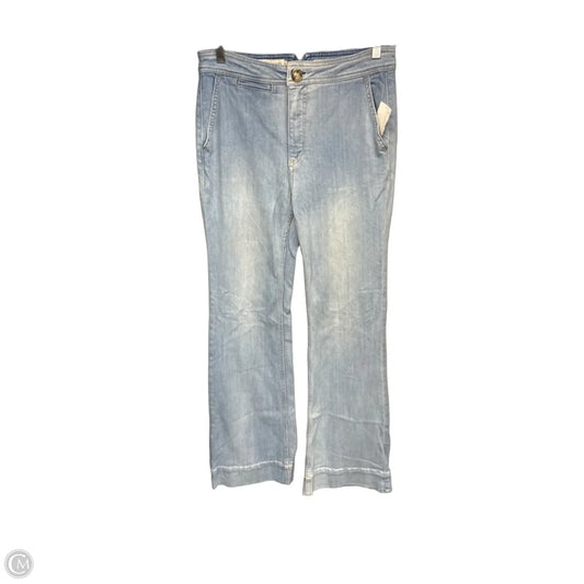 Jeans Flared By Pilcro In Blue Denim, Size: 4