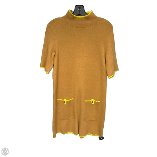Dress Sweater By Maeve In Brown & Green, Size: S
