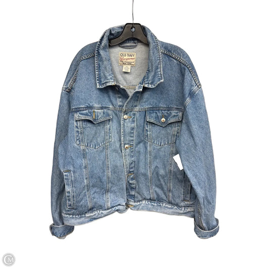 Jacket Denim By Old Navy In Blue Denim, Size: Xxl
